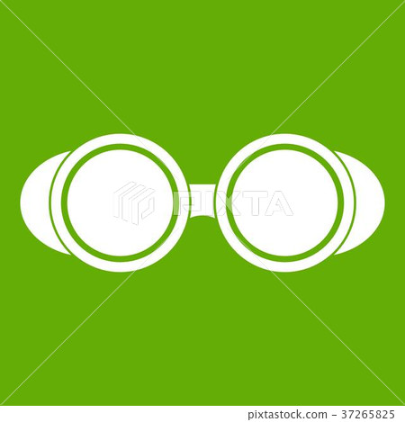 Welding glasses icon green 37265825