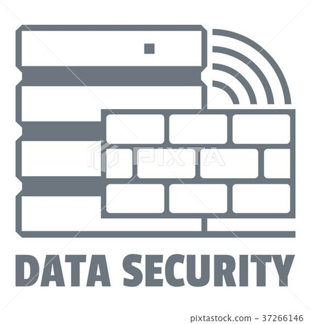 Data security logo, simple style Data security logo, simple style 37266146