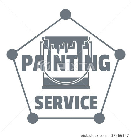 Painting service logo, simple style 37266357