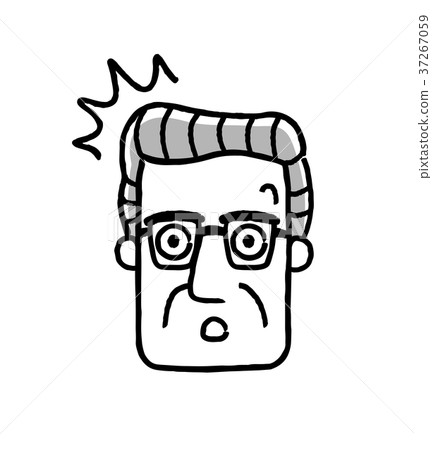 Senior man: face, expression Senior man: face, expression 37267059