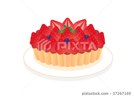Strawberry tart 37267189