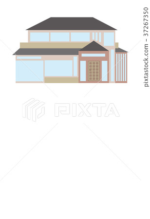 Two-story building in the city 37267350