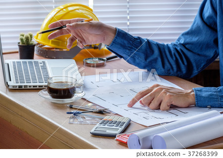 Businessman hand working with laptop Businessman hand working with laptop 37268399