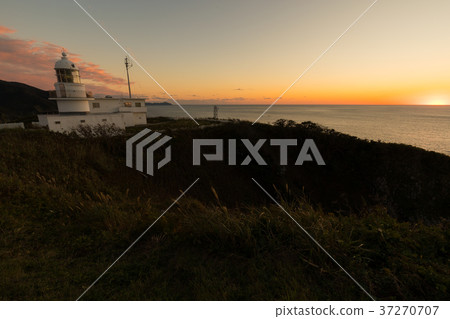 Ryuhoi Lighthouse Sunset [Aomori Prefecture] 37270707