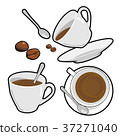 Coffee cup and bean 37271040