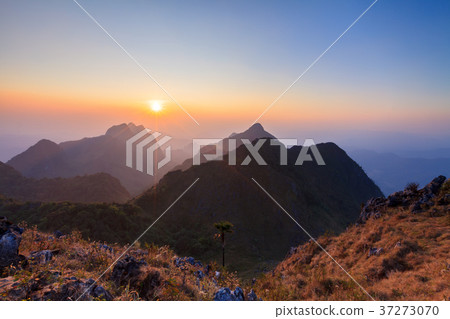 Landscape sunset at Doi Luang Chiang Dao Landscape sunset at Doi Luang Chiang Dao 37273070