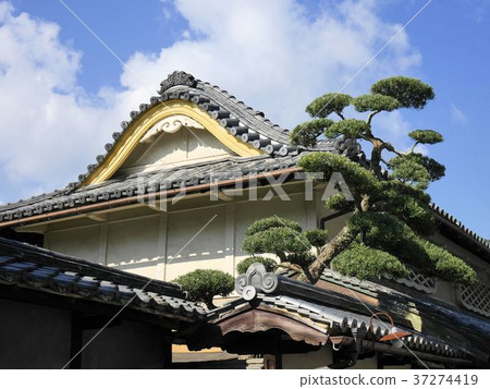 Takehara City Town Conservation Area Matsusaka House Roof 37274419