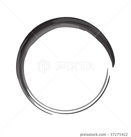 Zen circle isolated illustration Zen circle isolated illustration 37275422