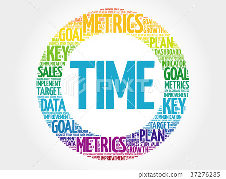 Time circle word cloud 37276285