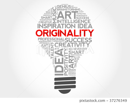 Originality bulb word cloud Originality bulb word cloud 37276349