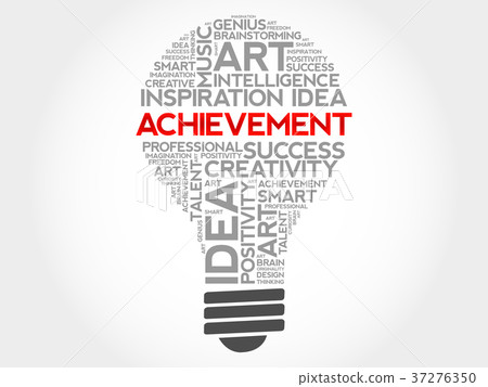 Achievement bulb word cloud Achievement bulb word cloud 37276350