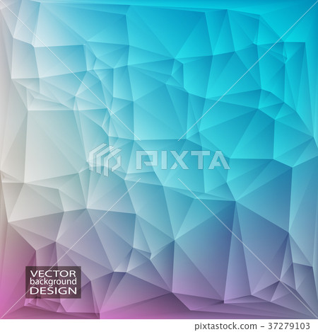 Colorful geometric background with triangles. 37279103