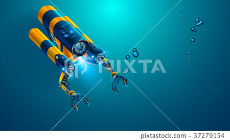 Autonomous underwater rov with manipulators or Autonomous underwater rov with manipulators or 37279154