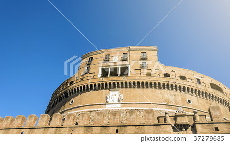 bottom view of Castel Sant Angelo in Rome bottom view of Castel Sant Angelo in Rome 37279685