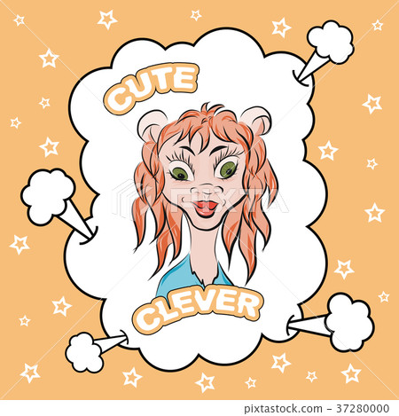Sweet animal for girls print design 37280000