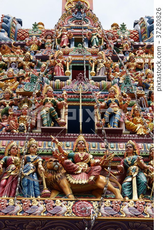 Sri Mariamman Temple Gopuram新加坡 Sri Mariamman Temple Gopuram新加坡 37280826