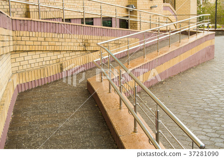 Ramp way for the movement of wheelchair users at Ramp way for the movement of wheelchair users at 37281090