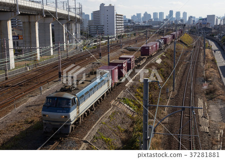 EF66 100 Electric Locomotive Freight Train EF66 100 Electric Locomotive Freight Train 37281881