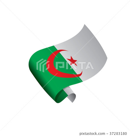 Algeria flag, vector illustration Algeria flag, vector illustration 37283180