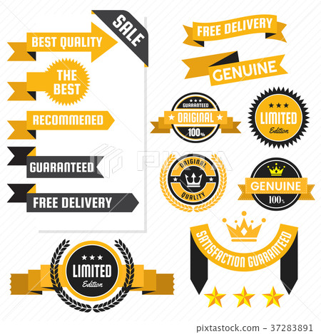 Vintage Retro Vector Logo for banner Vintage Retro Vector Logo for banner 37283891