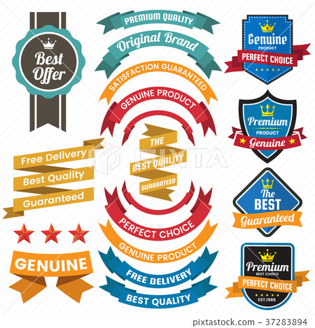 Vintage Retro Vector Logo for banner 37283894