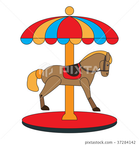 Carousel horse icon 37284142