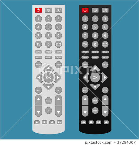 Dark and light Remote TV Control. Dark and light Remote TV Control. 37284307