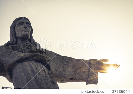 Jesus Christ monument in Lisbon - Portugal 37286044