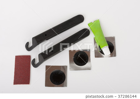 Bike tyre tube puncture repair tool kit 37286144