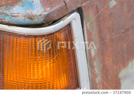 Taillight of vintage car Taillight of vintage car 37287908