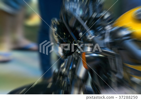 Zoom Motorcycle handlebar in Car show event Zoom Motorcycle handlebar in Car show event 37288250