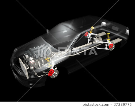 Skeleton car 01 body 37289775