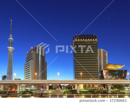 Urban scenery Scenery of Asakusa Sumida River Tokyo Sky Tree Urban scenery Scenery of Asakusa Sumida River Tokyo Sky Tree 37290661