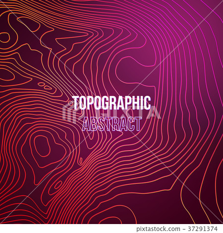 Topographic map colorful abstract background with Topographic map colorful abstract background with 37291374