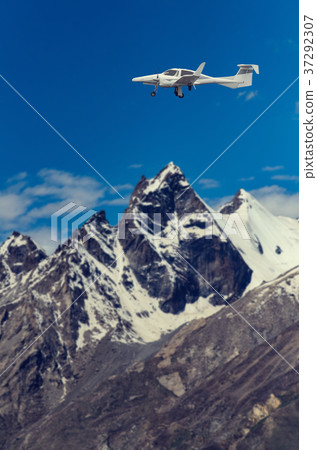 CPlane over Himalaya Mountain from India CPlane over Himalaya Mountain from India 37292307