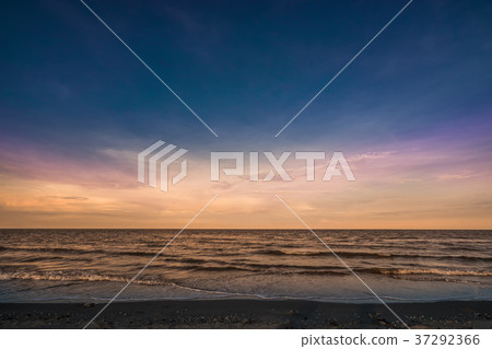 abstract sunset beach seascape and twilight time abstract sunset beach seascape and twilight time 37292366