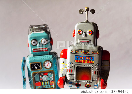Angry robots, artificial intelligence concept 37294492