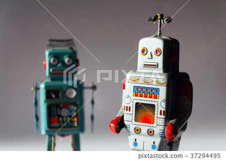 Angry robots, artificial intelligence concept 37294495