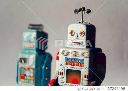 Angry robots, artificial intelligence concept 37294496