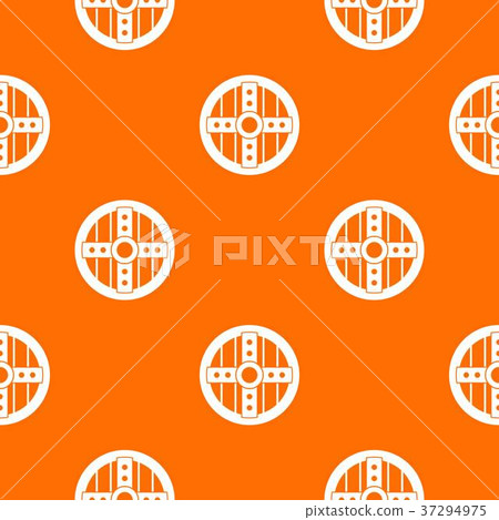 Round protective shield pattern seamless 37294975