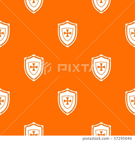 Shield with cross pattern seamless Shield with cross pattern seamless 37295040