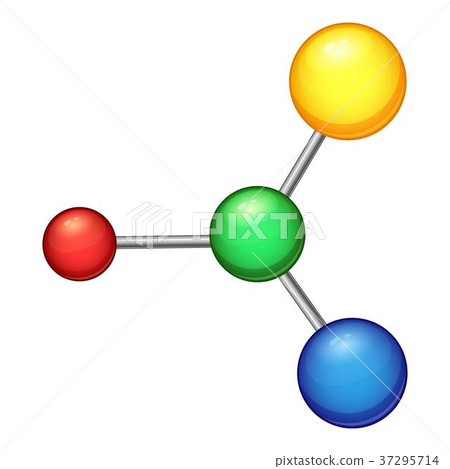 Formula molecule icon, cartoon style Formula molecule icon, cartoon style 37295714