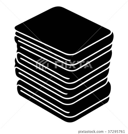 Arranged clothes icon, simple style Arranged clothes icon, simple style 37295761
