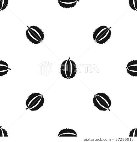 Durian pattern seamless black-插圖素材 [37296013] - PIXTA圖庫
