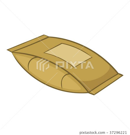 Cement bag icon, cartoon style 37296221