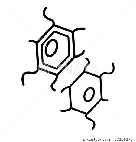Bird flu virus icon , outline style Bird flu virus icon , outline style 37296276