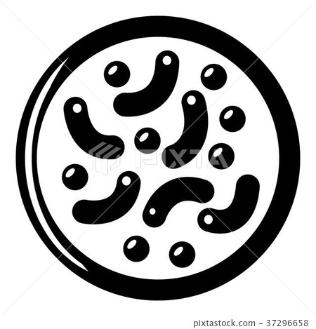 Microscopic bacteria icon , simple style 37296658