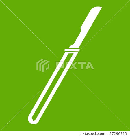 Scalpel icon green 37296713