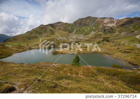 Summer landscape in Obertauern ski resort Summer landscape in Obertauern ski resort 37296714