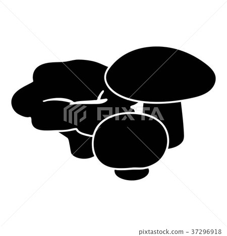 Mushrooms icon, simple style Mushrooms icon, simple style 37296918
